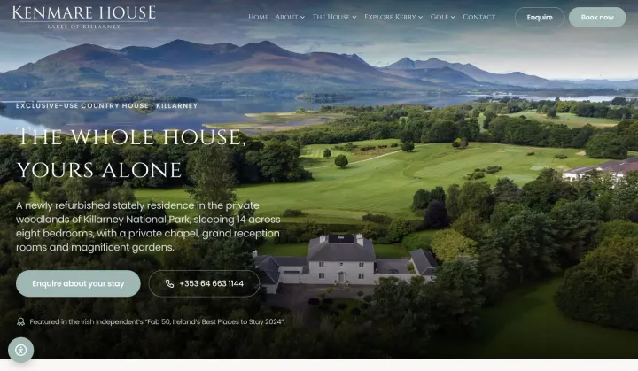 Kenmare House website
